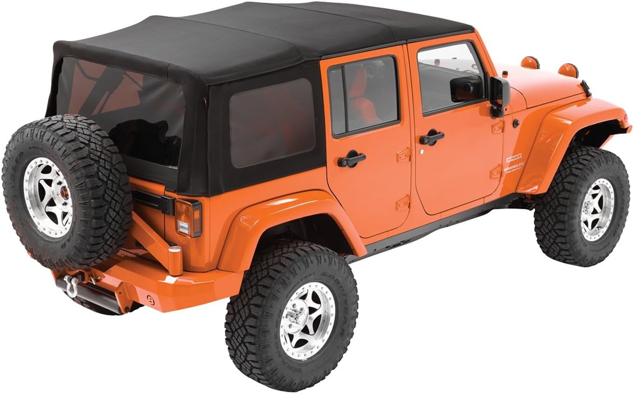 Bestop 79348-35 Replace-a-Top with Upper Doors for Jeep Wrangler TJ